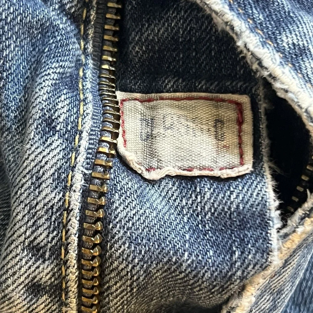 Polo Ralph Lauren Y2K 2000s Classic Thrashed Jeans Men's 36x32 Straight Grunge